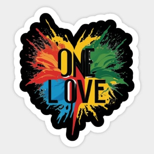 One Love Sticker